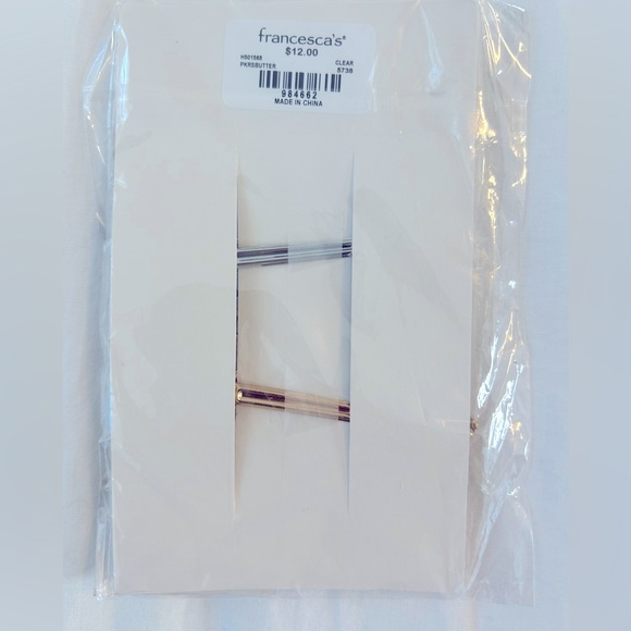 NWT Francesca’s Luz Butterfly Bobby Pin Set (Unopened) - Picture 2 of 5